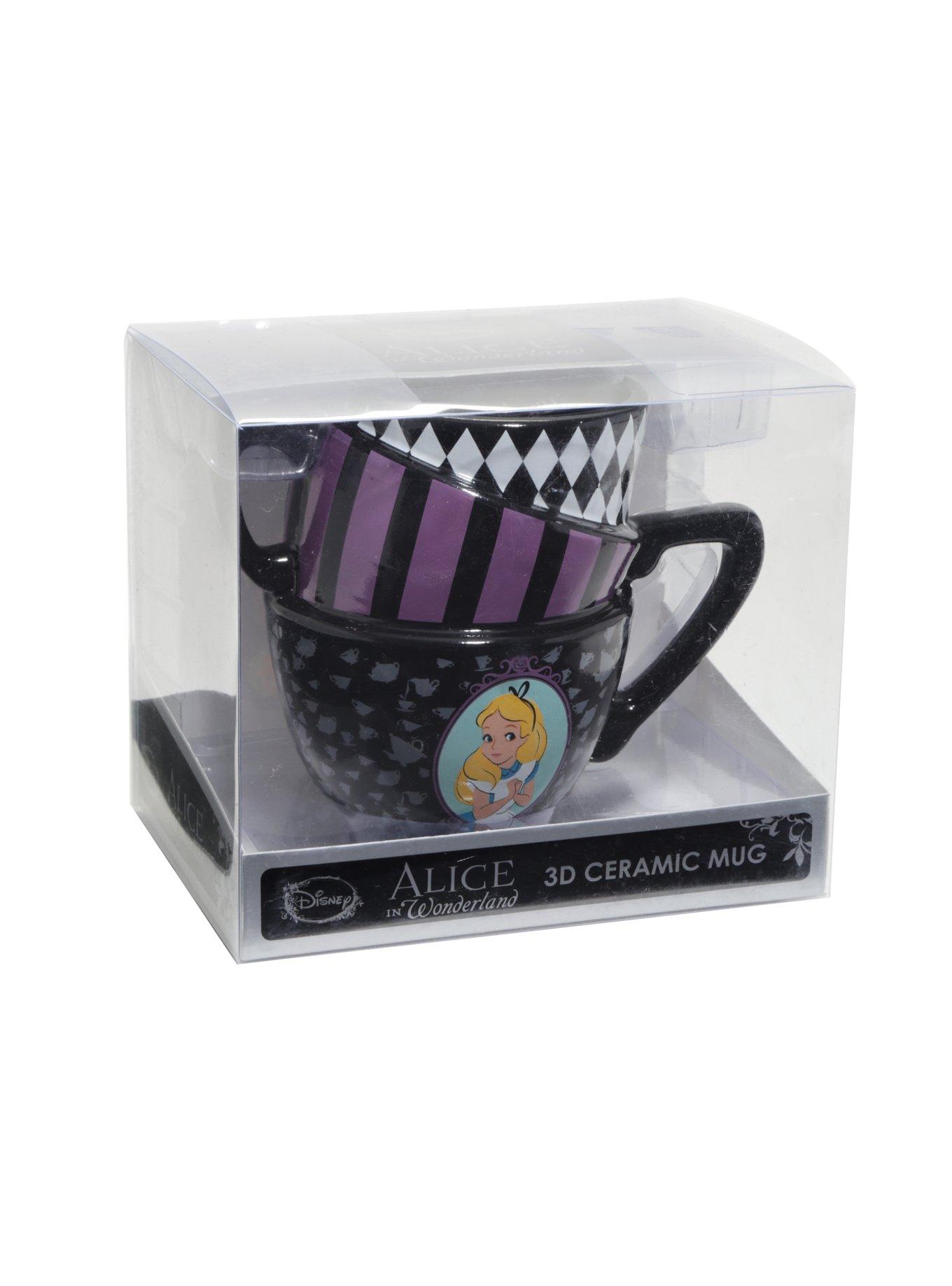 Disney Alice In Wonderland 3D Teacup Stack Ceramic Mug, , alternate