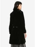 Black Velvet Trench Coat, , alternate