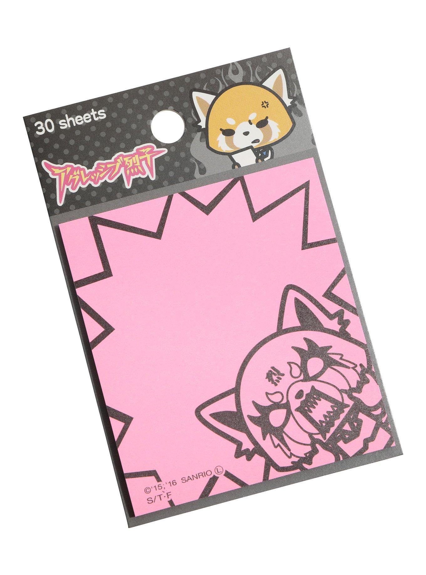 Aggretsuko Rage Sticky Notes, , alternate