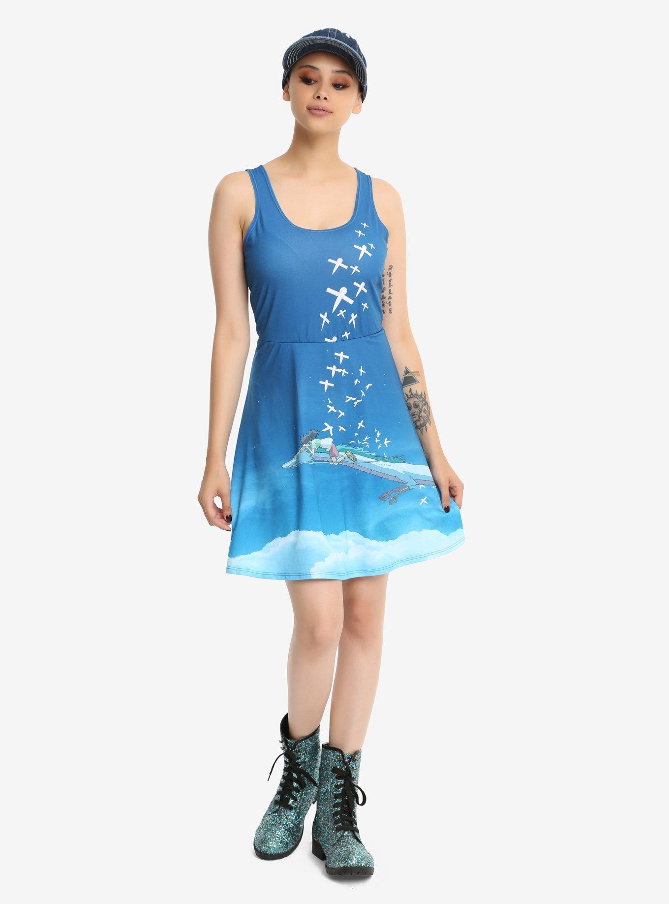 Her Universe Studio Ghibli Spirited Away Flying Scene Dress, , alternate