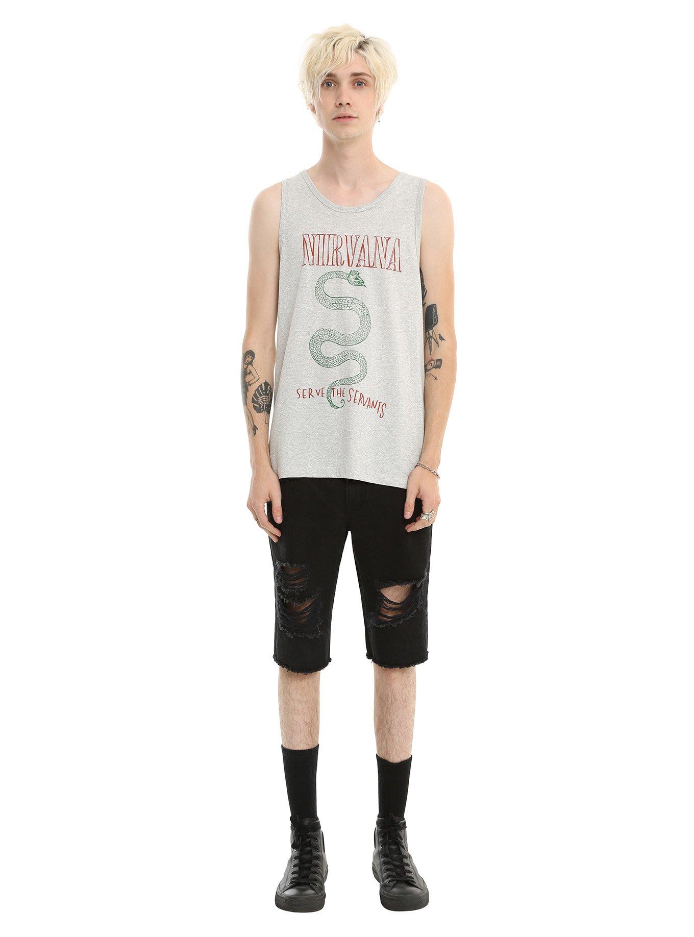 Nirvana Serve The Servants Tank Top, , alternate