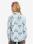 Disney Mickey Mouse Allover Print Youth Woven Button-Up, , alternate