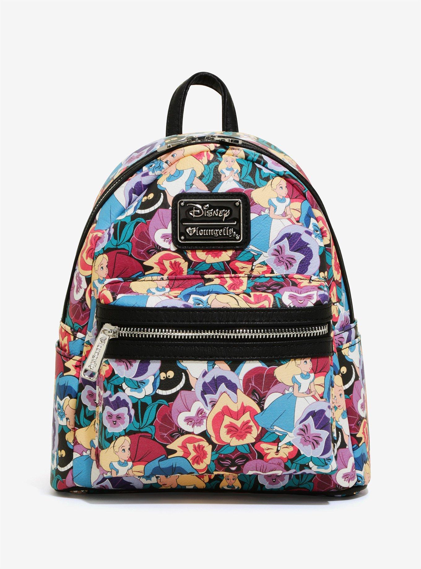 Loungefly Disney Alice In Wonderland Flowers Mini Backpack, , alternate