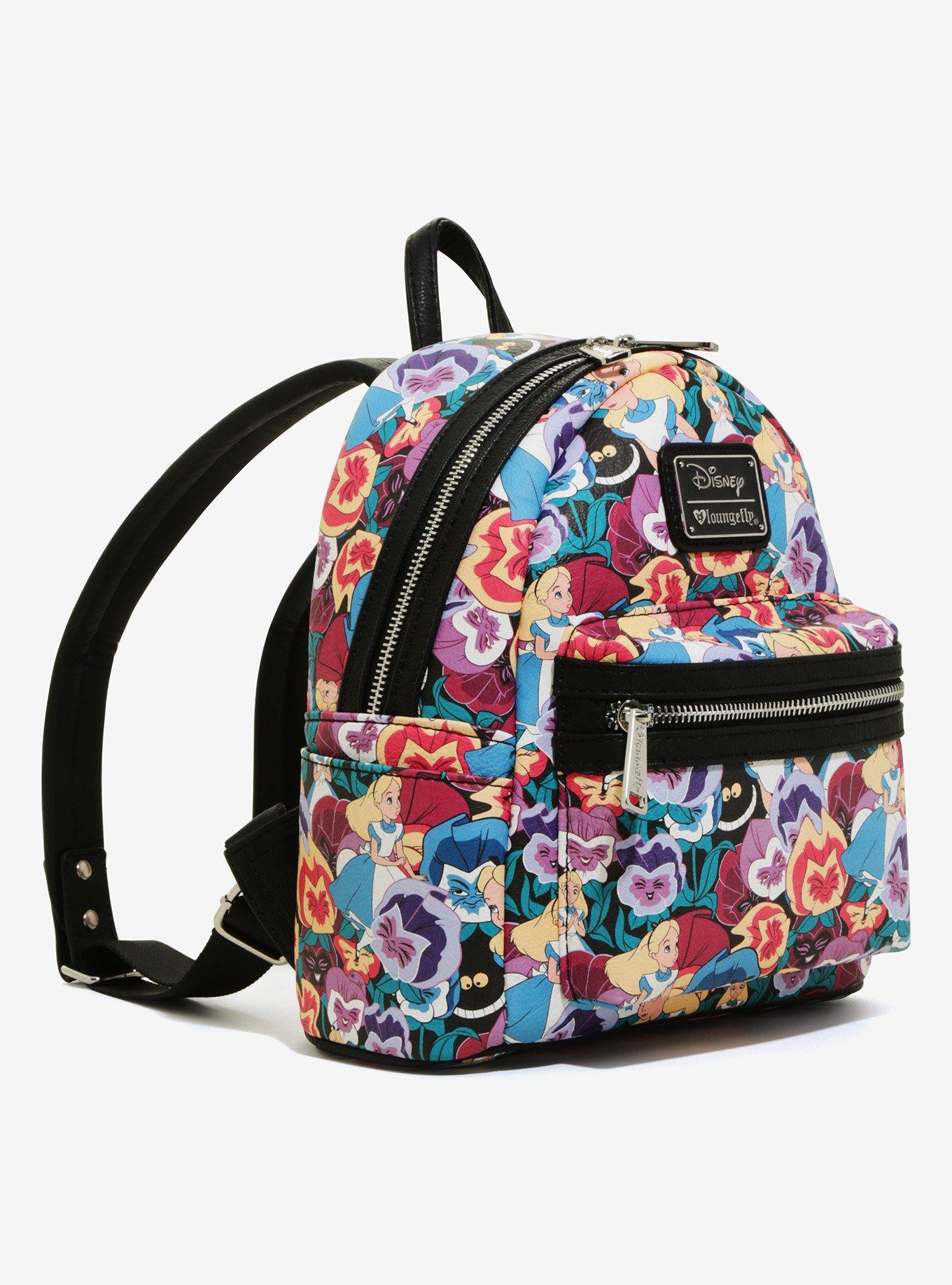 Loungefly Disney Alice In Wonderland Flowers Mini Backpack, , alternate
