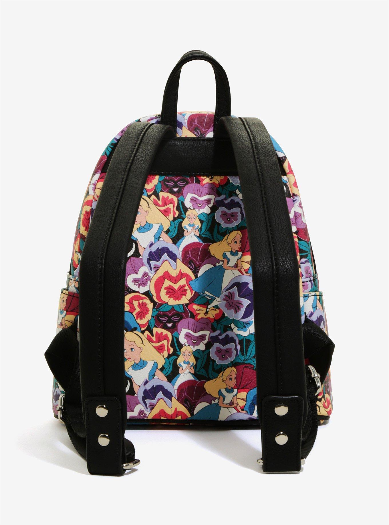Loungefly Disney Alice In Wonderland Flowers Mini Backpack, , alternate