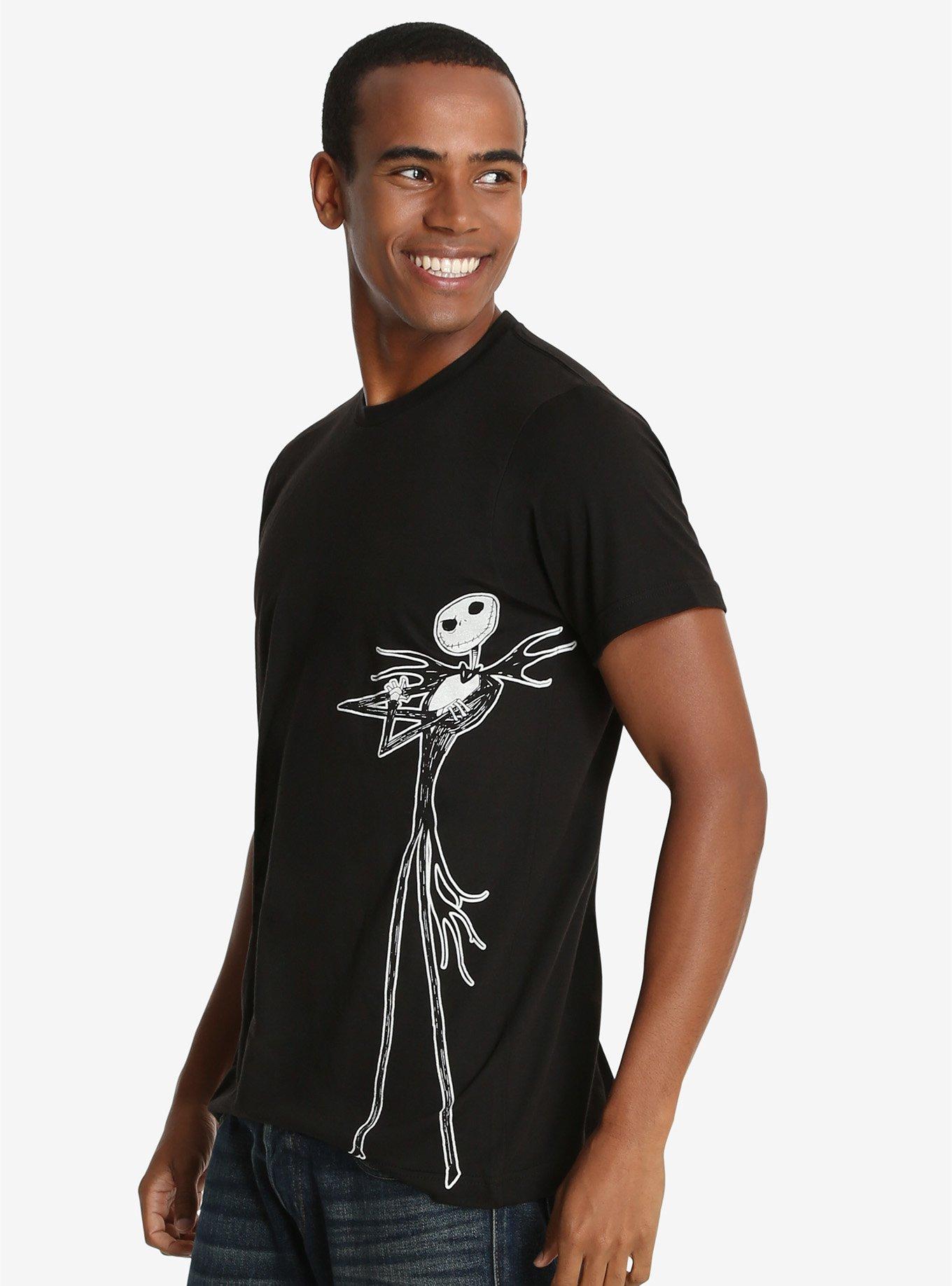 The Nightmare Before Christmas Jack Skellington Couples T-Shirt, , alternate