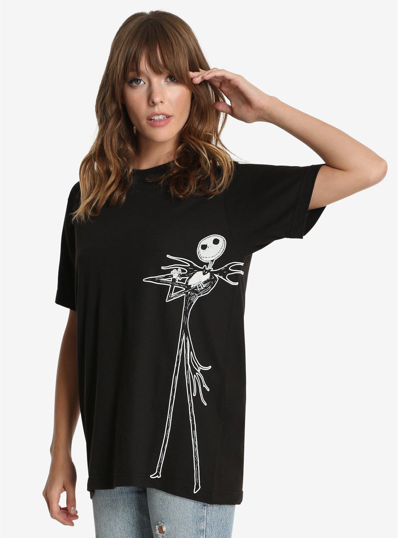 The Nightmare Before Christmas Jack Skellington Couples T-Shirt, , alternate
