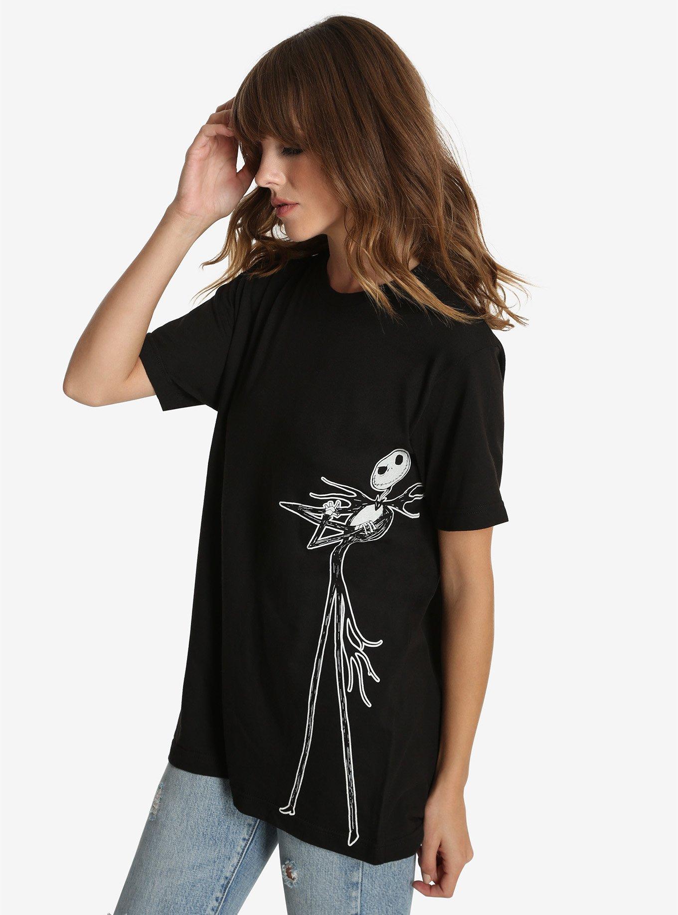 The Nightmare Before Christmas Jack Skellington Couples T-Shirt, , alternate