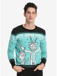 Rick And Morty World Peace Ugly Holiday Sweater, , alternate