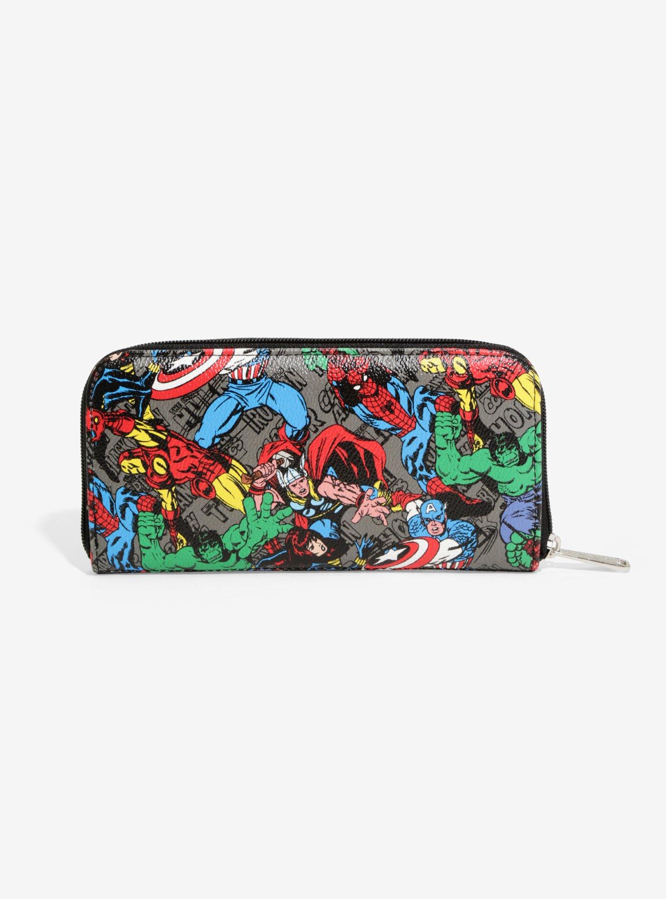Loungefly Marvel The Avengers Zip Wallet, , alternate