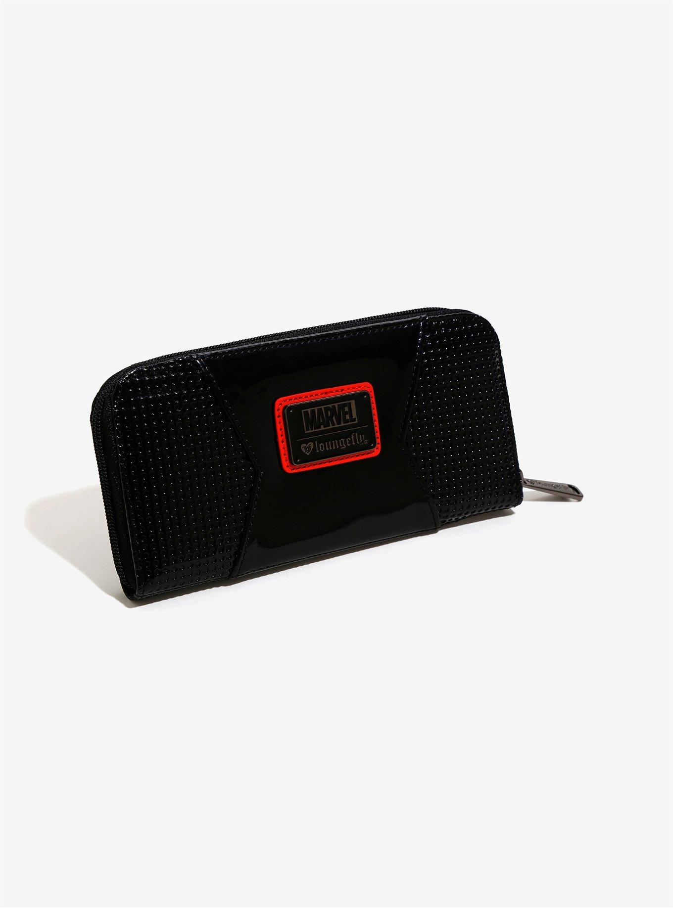 Loungefly Marvel Black Widow Patent Wallet, , hi-res