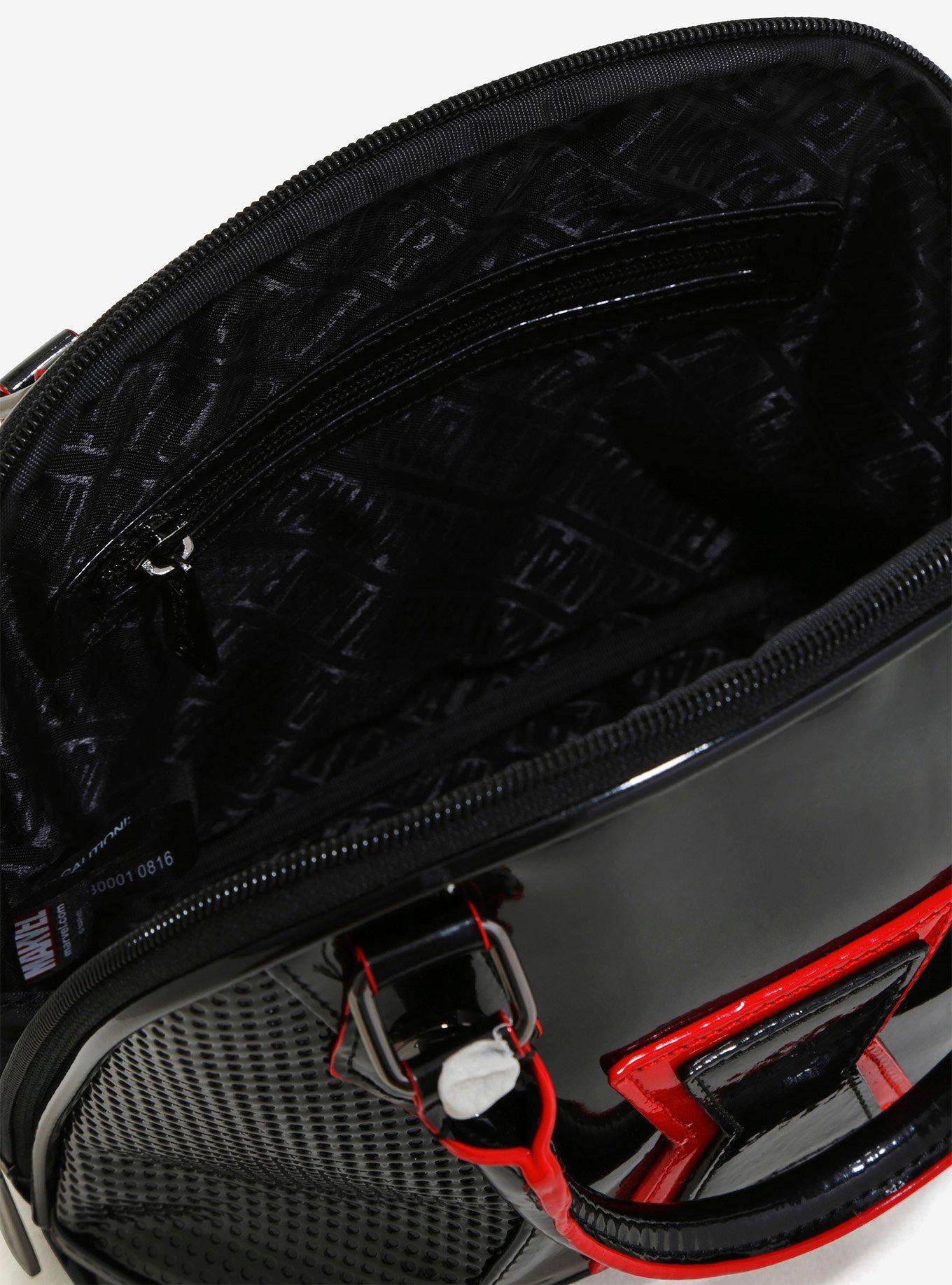 Loungefly Marvel Black Widow Patent Dome Bag, , alternate