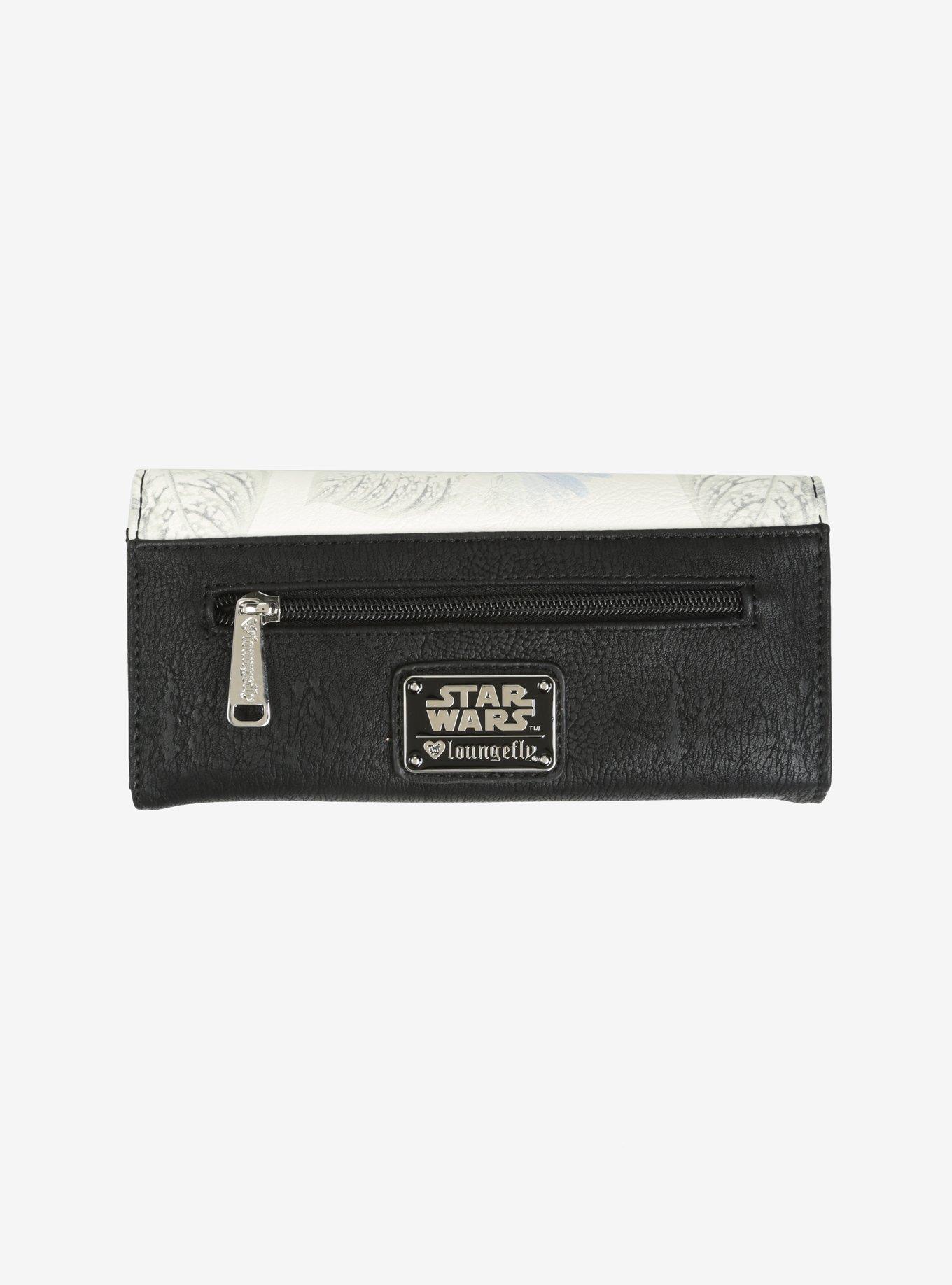 Loungefly Star Wars Stormtrooper Floral Galaxy Flap Wallet, , alternate