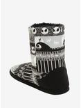 The Nightmare Before Christmas Fair Isle Slipper Boots, BLACK, alternate