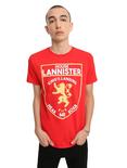 Game Of Thrones House Lannister Shield Logo T-Shirt, , alternate