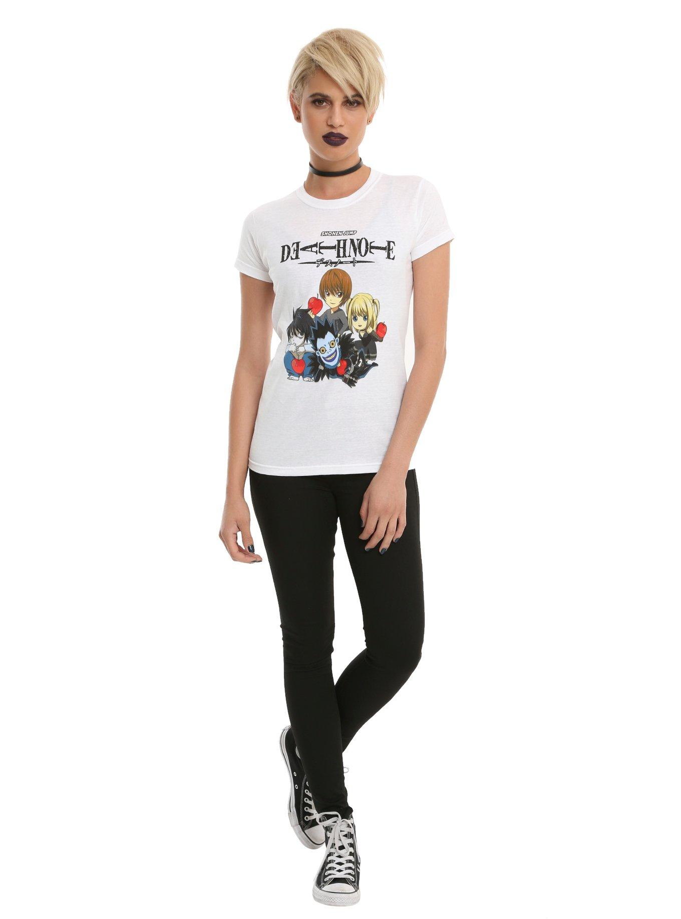 Death Note Chibi Apple Girls T-Shirt, , alternate