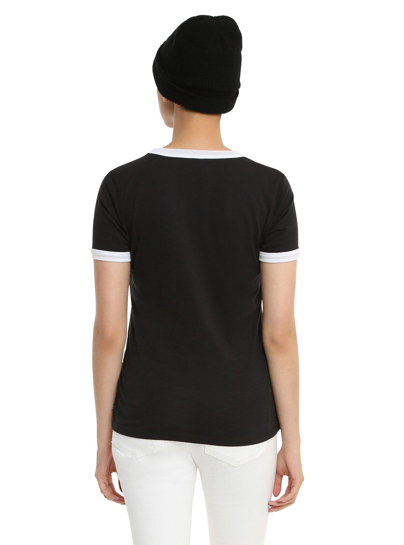 Beetlejuice Logo Girls Ringer T-Shirt, , alternate