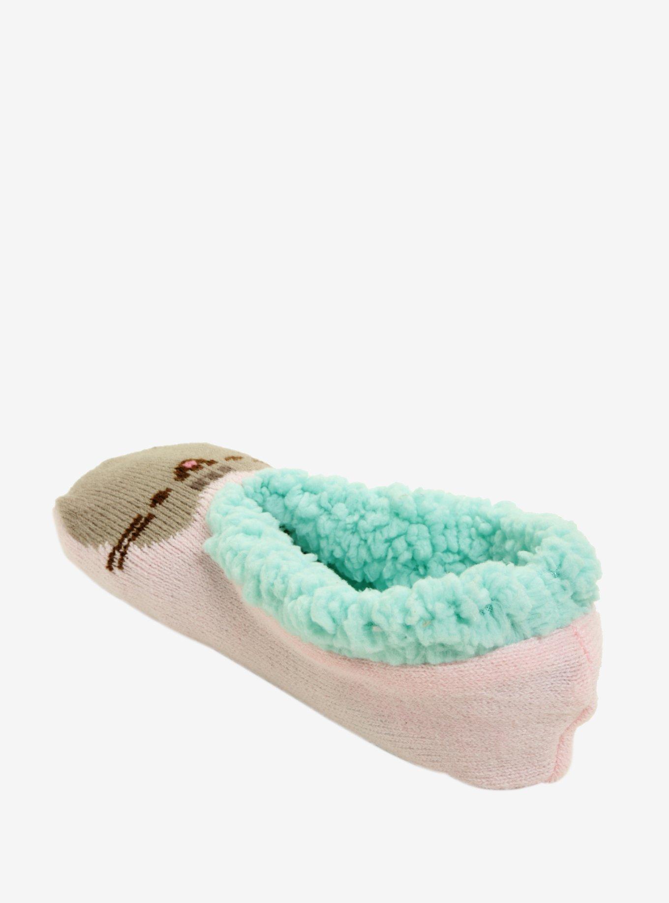 Pusheen Pink Cozy Slippers, , alternate