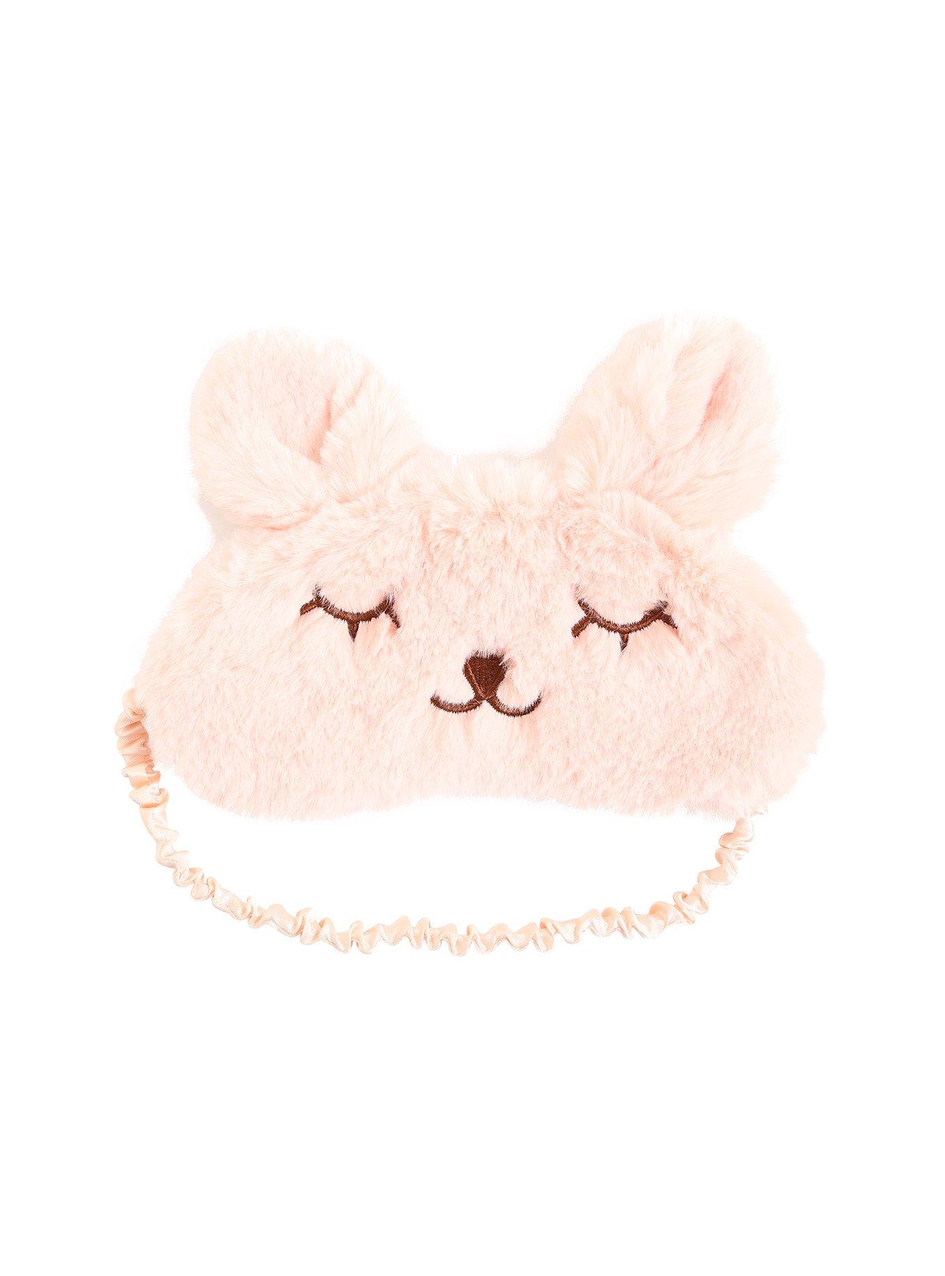 Pink Bunny Sleep Mask, , alternate