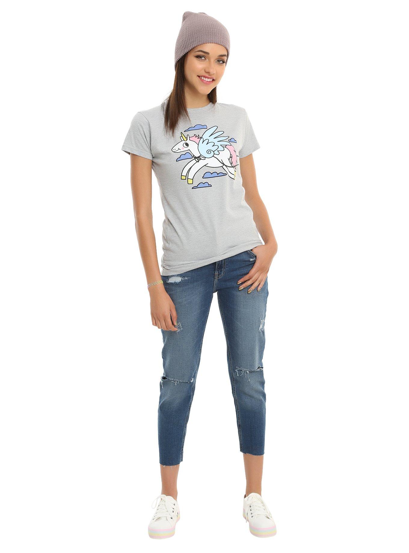 Flying Alicorn Girls T-Shirt, , alternate