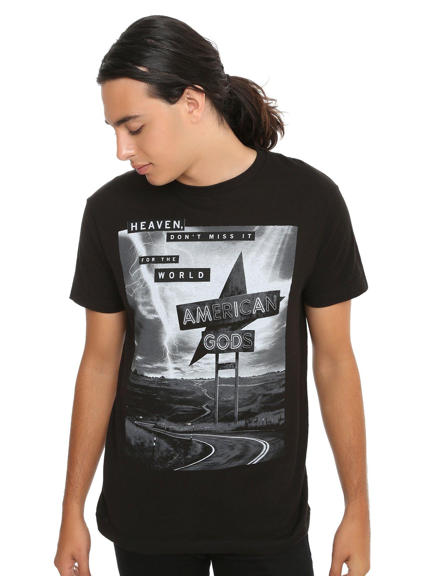 American Gods Heaven Road Sign T-Shirt, , alternate