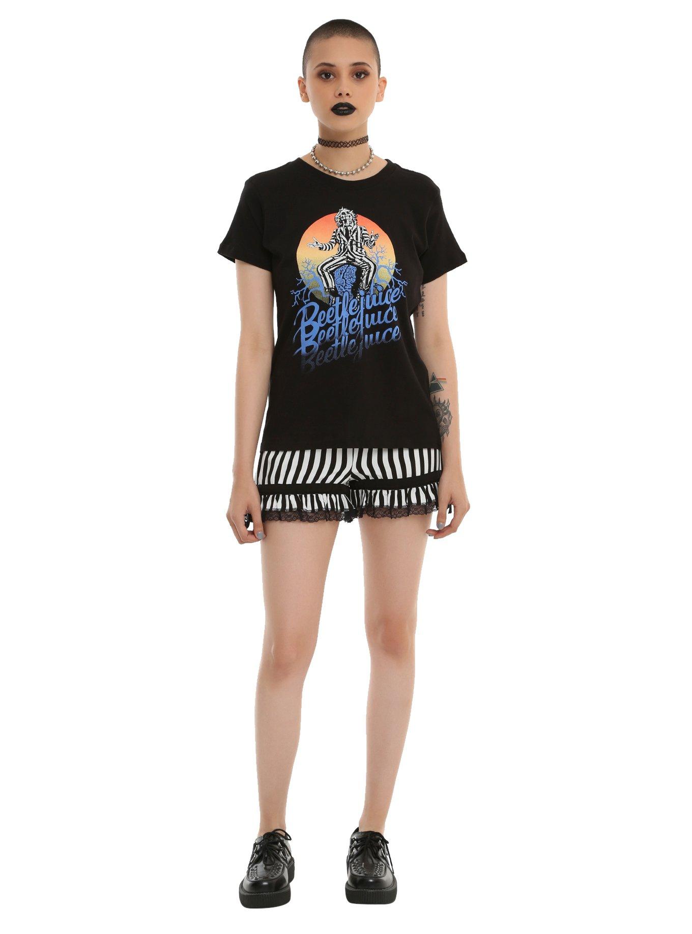 Beetlejuice Moonlight Graveyard Girls T-Shirt, , alternate