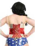 DC Comics Wonder Woman Lace-Up Corset Plus Size, , alternate