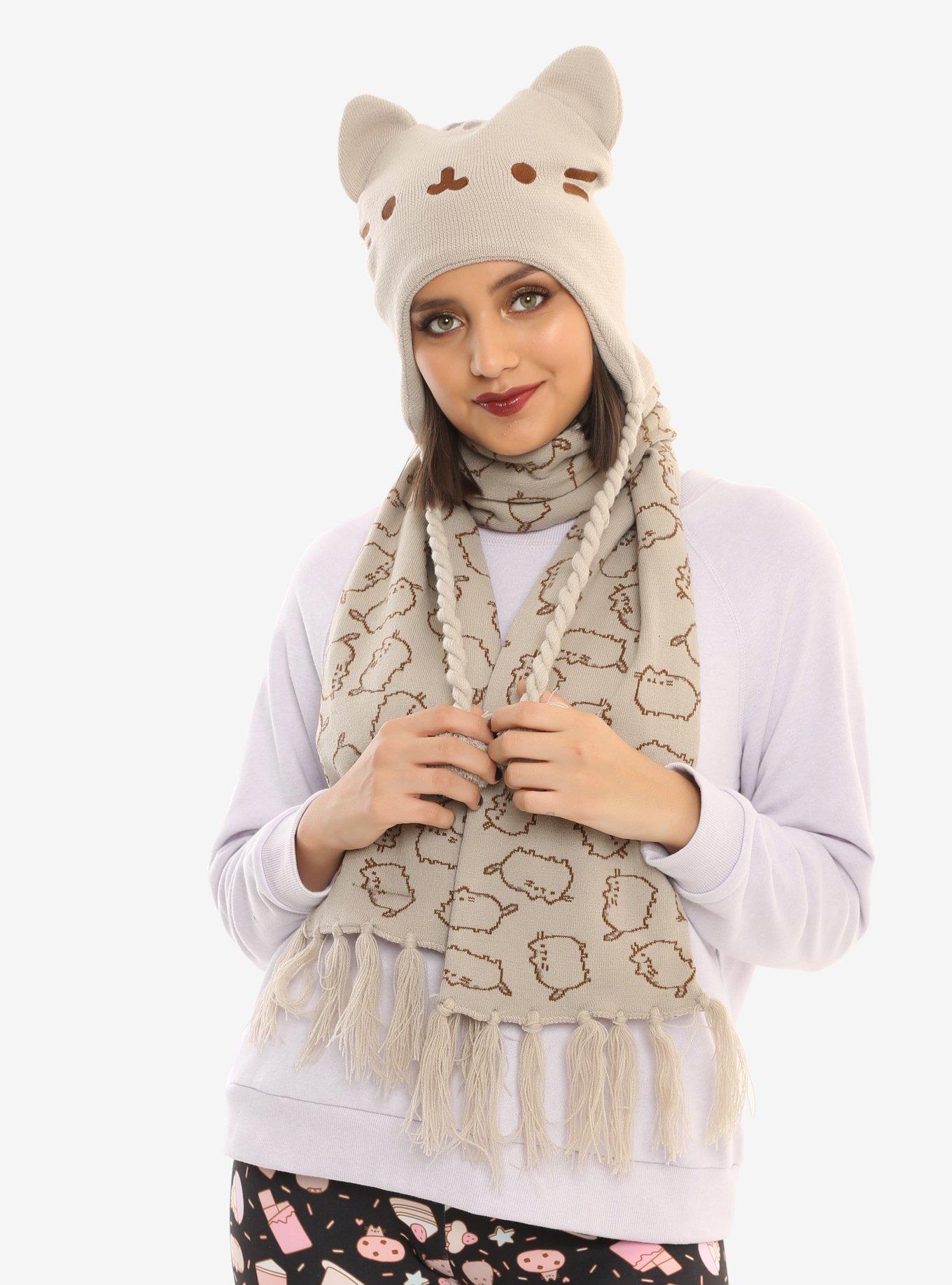 Pusheen Face Beanie, , alternate