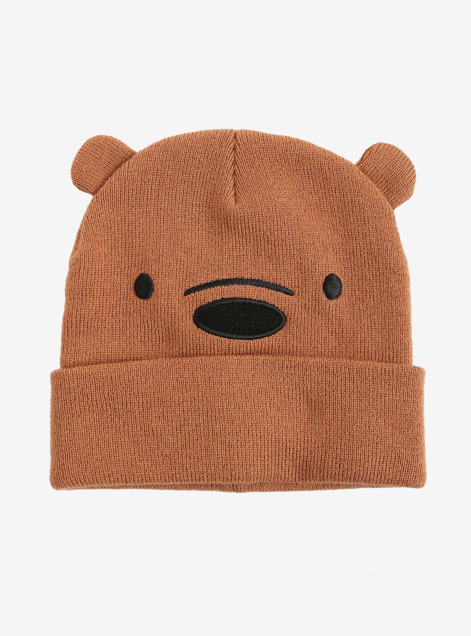 We Bare Bears Grizzly Bear Cosplay Watchman Beanie, , alternate