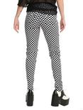 Tripp Black & White Checkered Print Skinny Jeans, , alternate
