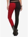 Tripp Red & Black Split Leg Skinny Jeans, , alternate
