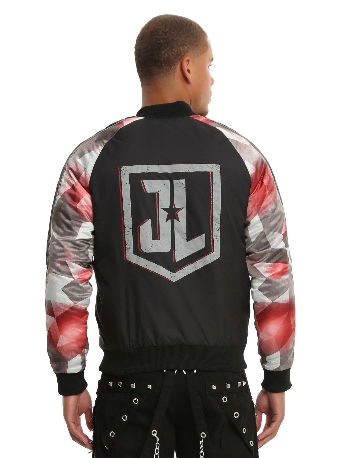 DC Comics Justice League Cyborg Bomber Jacket, MULTI, alternate