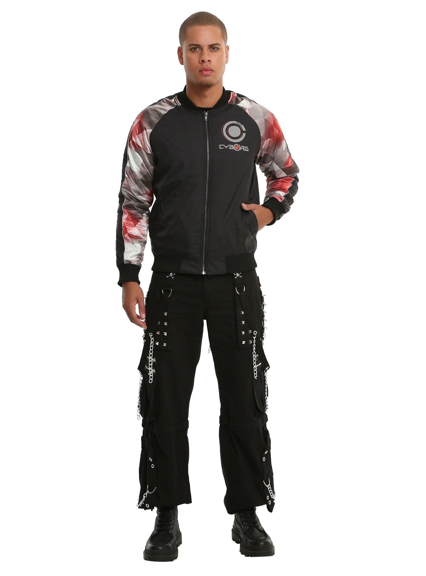 DC Comics Justice League Cyborg Bomber Jacket, MULTI, alternate