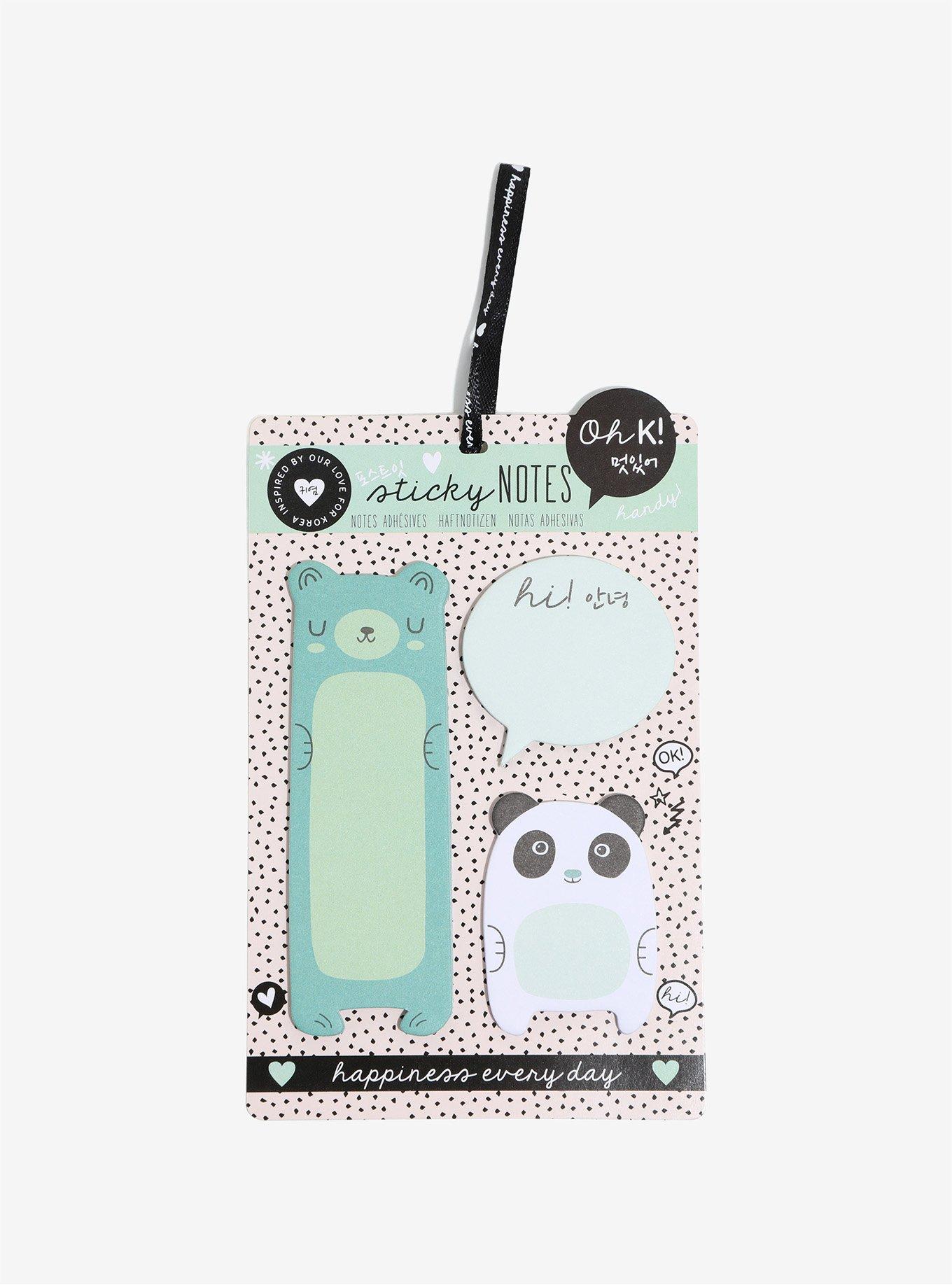Panda Sticky Note Set, , alternate