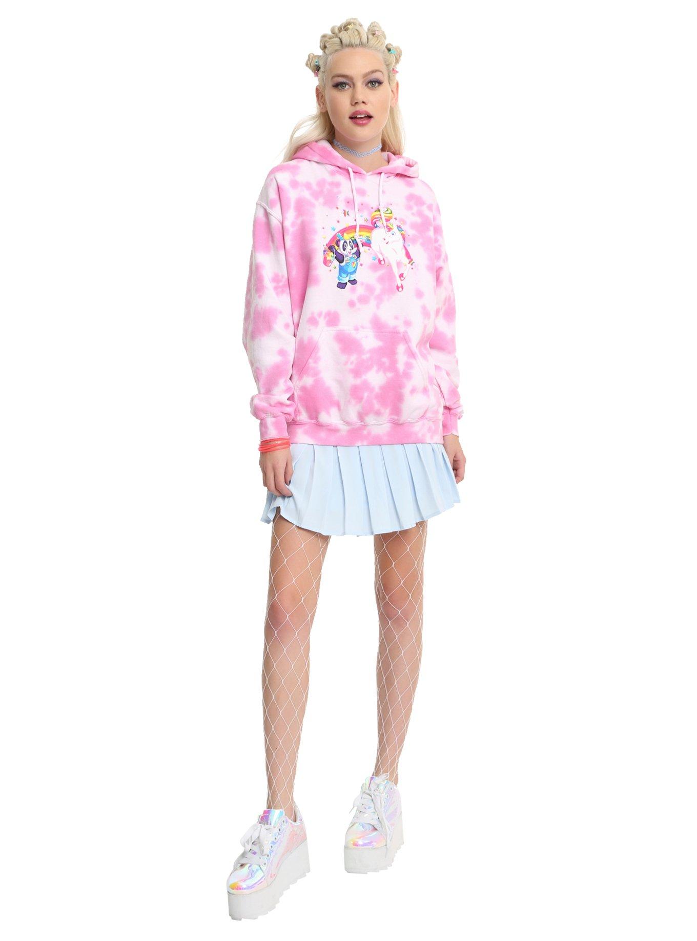 Lisa Frank Tie Dye Girls Hoodie, , alternate