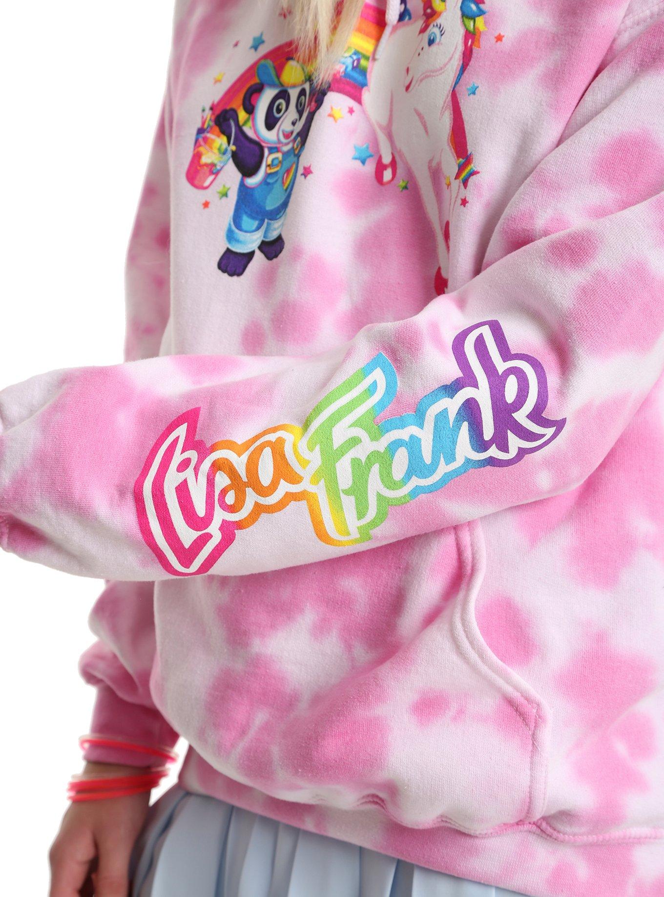 Lisa Frank Tie Dye Girls Hoodie, , alternate