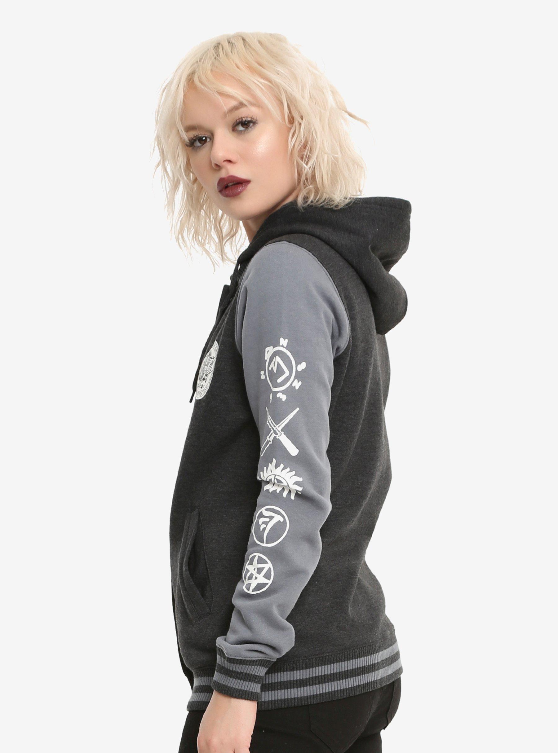 Supernatural Girls Varsity Jacket, , alternate