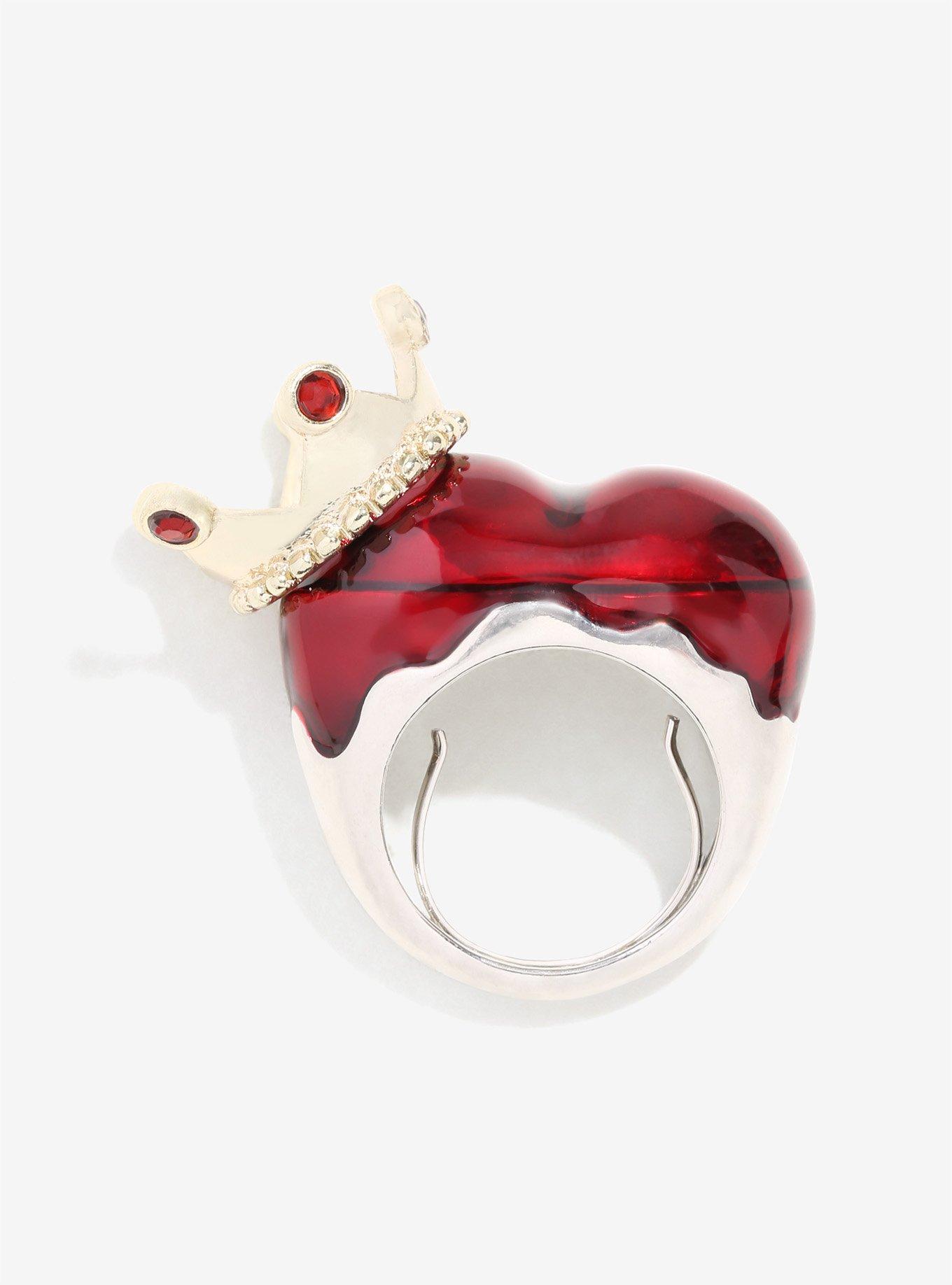 Love And Madness Disney Alice In Wonderland Red Queen Crown Ring, , alternate