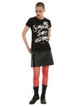 Riverdale Jughead Wuz Here Girls T-Shirt Hot Topic Exclusive, BLACK, alternate