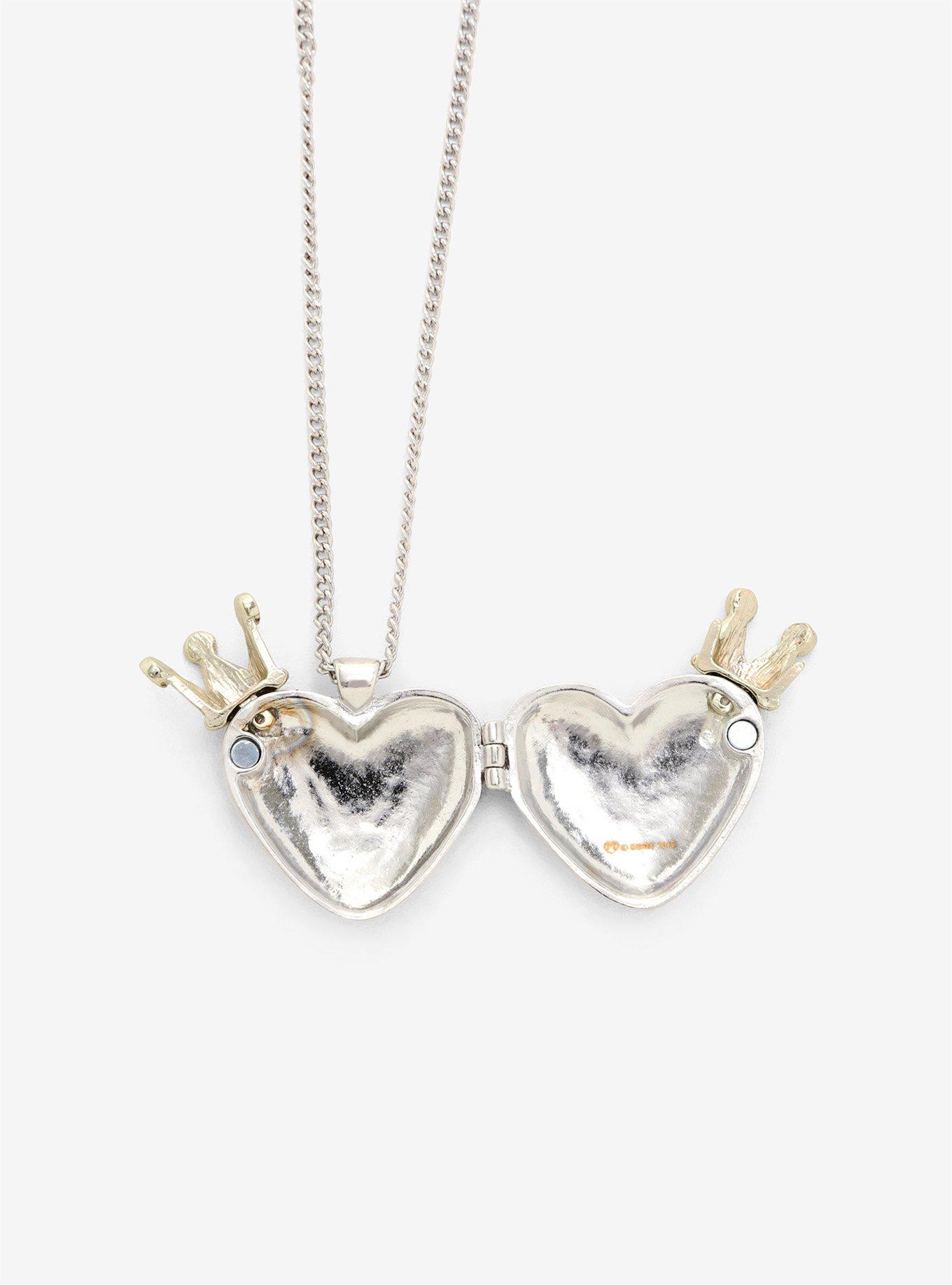 Love And Madness Disney Alice In Wonderland Red Queen Crown Locket Necklace, , alternate