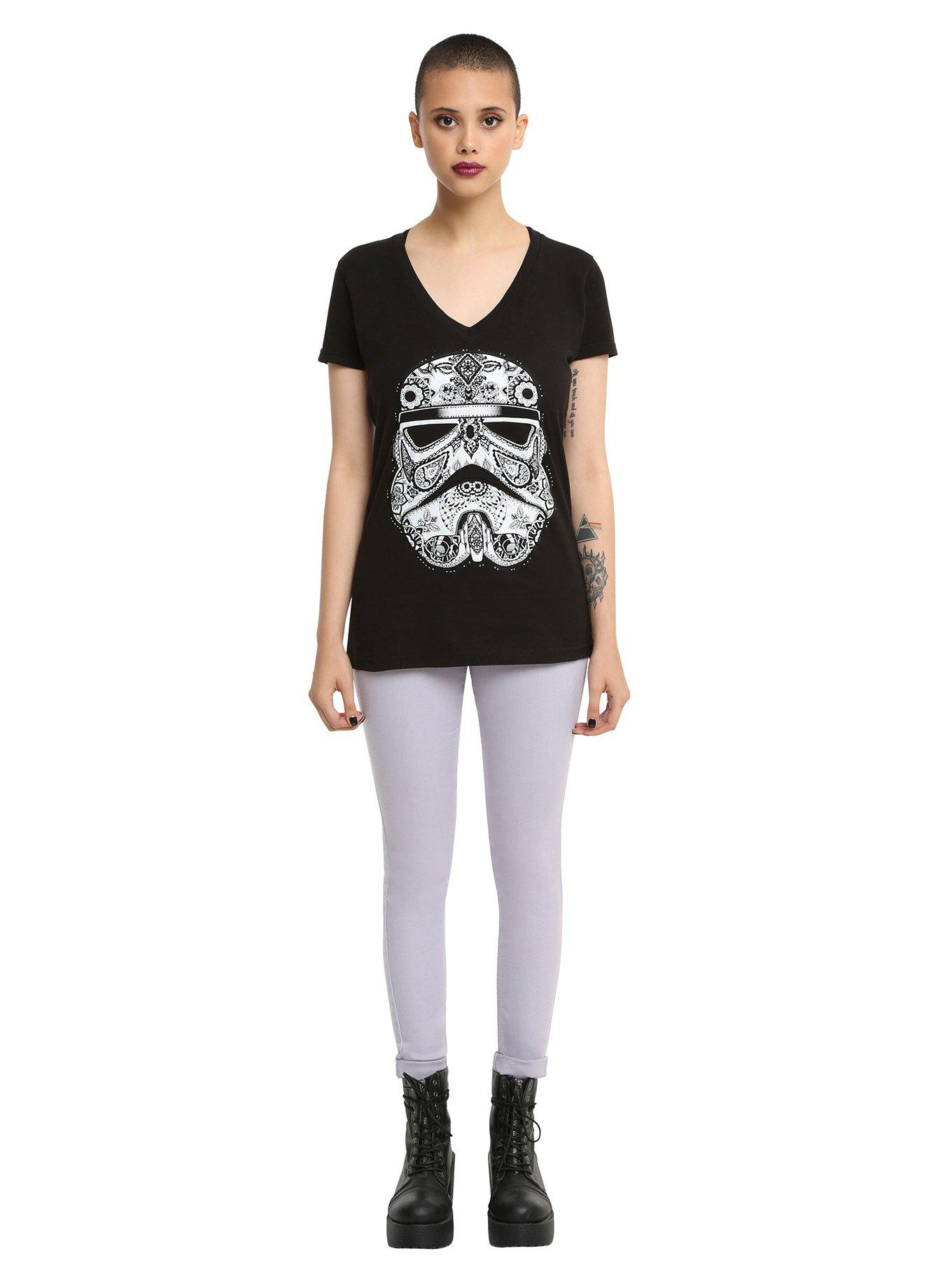 Star Wars Paisley Stormtrooper Girls T-Shirt, , alternate