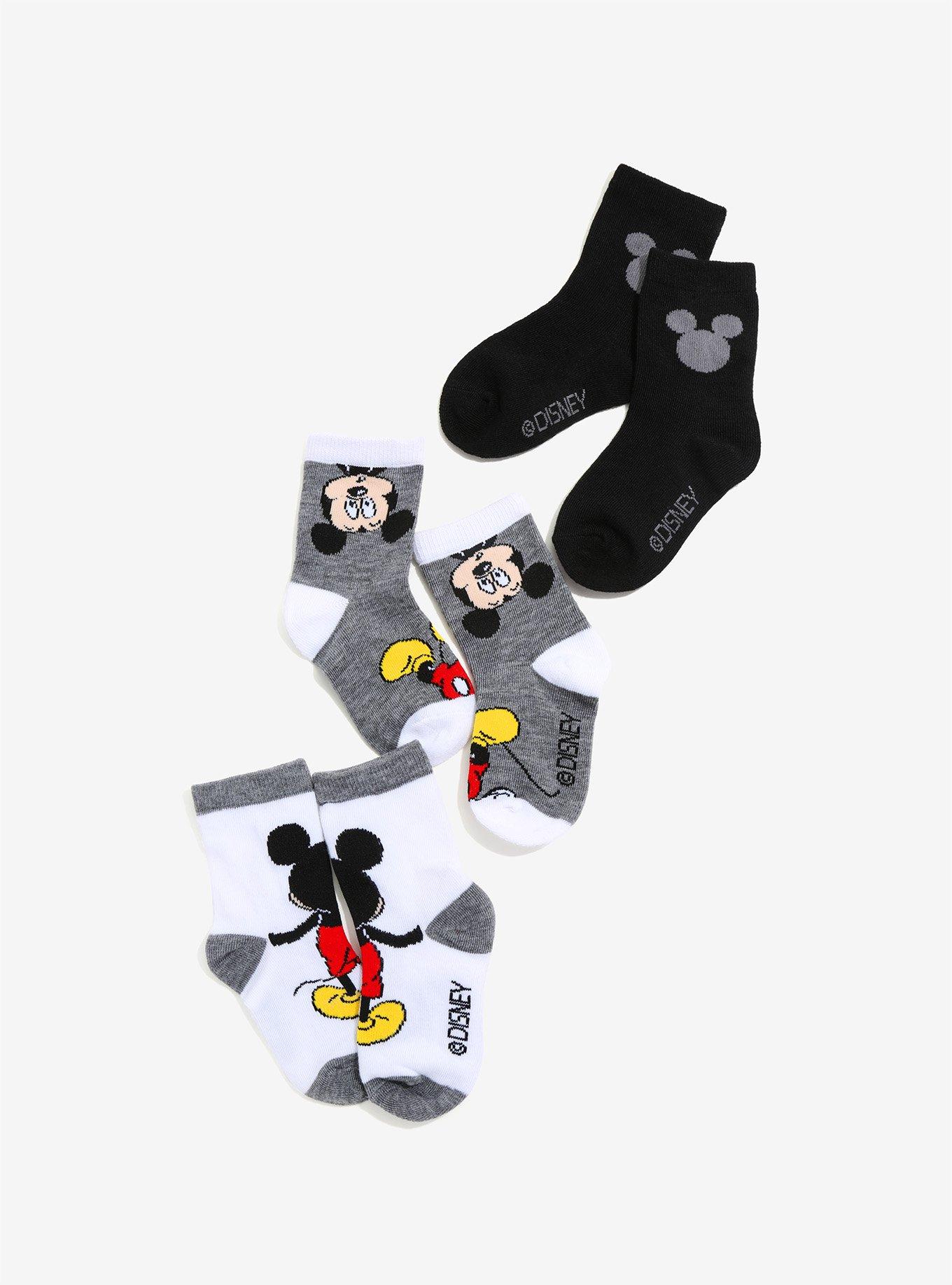 Disney Mickey Mouse Kids Socks 3 Pair, , alternate