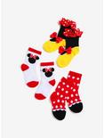 Disney Minnie Mouse Ruffled Socks 3 Pair, , alternate