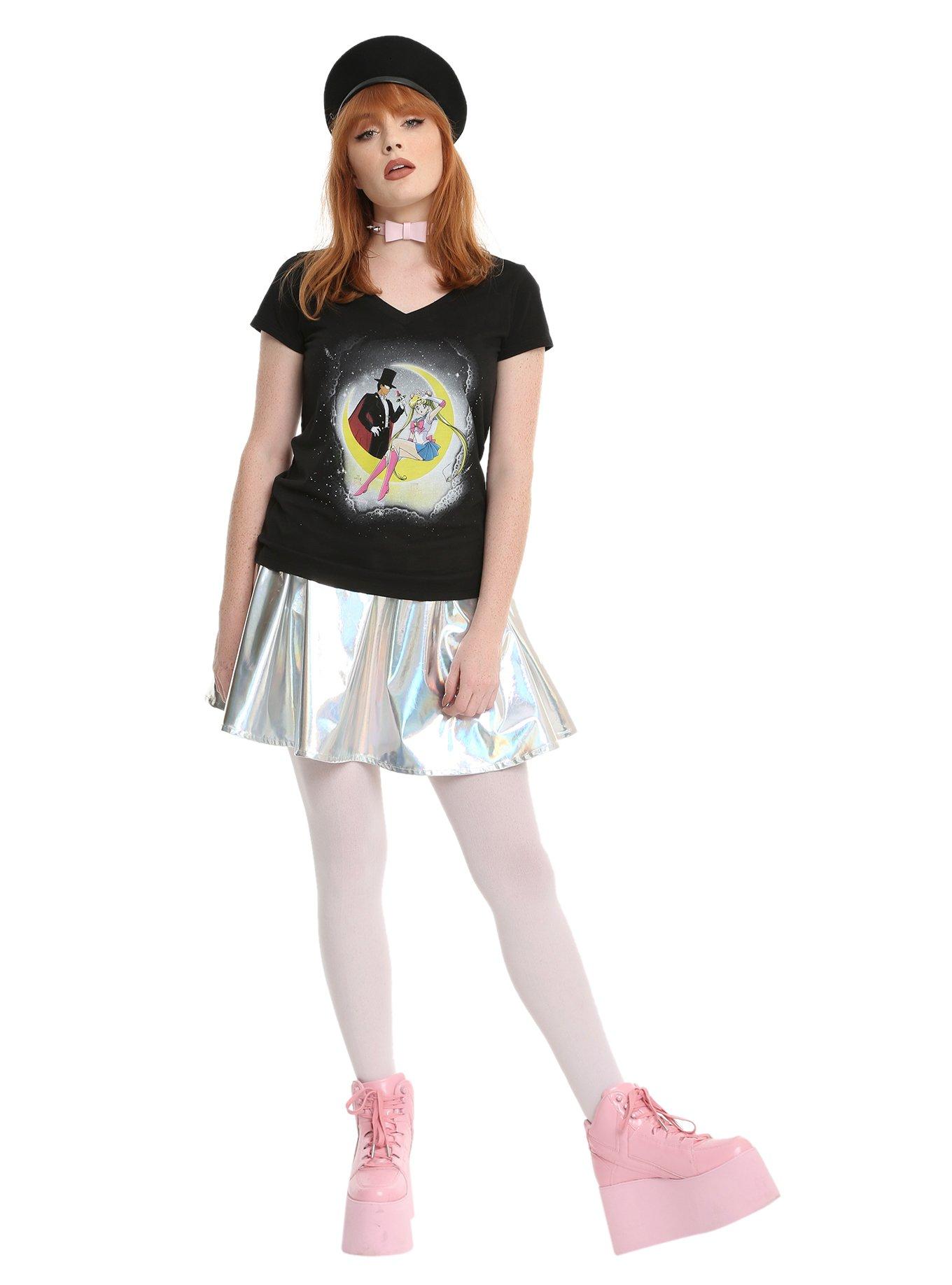 Sailor Moon Tuxedo Mask & Sailor Moon Girls T-Shirt, , alternate