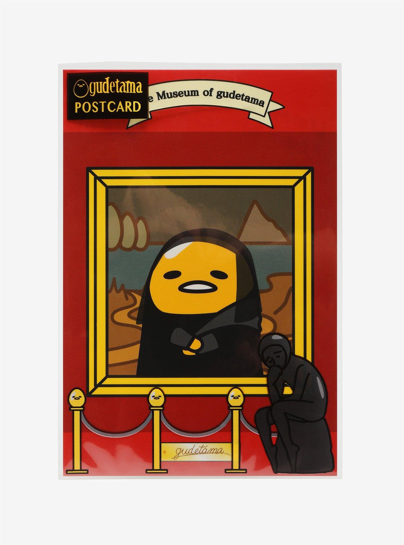 Gudetama Mona Lisa Postcard, , alternate