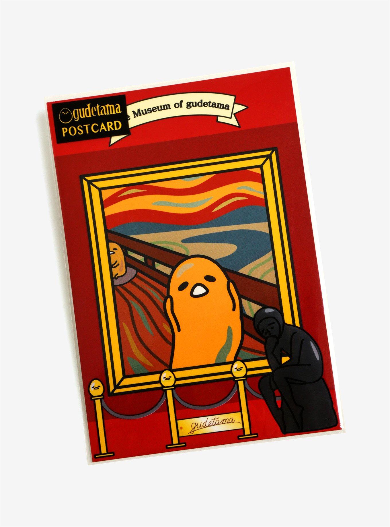 Gudetama The Scream Postcard, , alternate