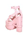YRU Nightcall Pink Platform Heels, , alternate