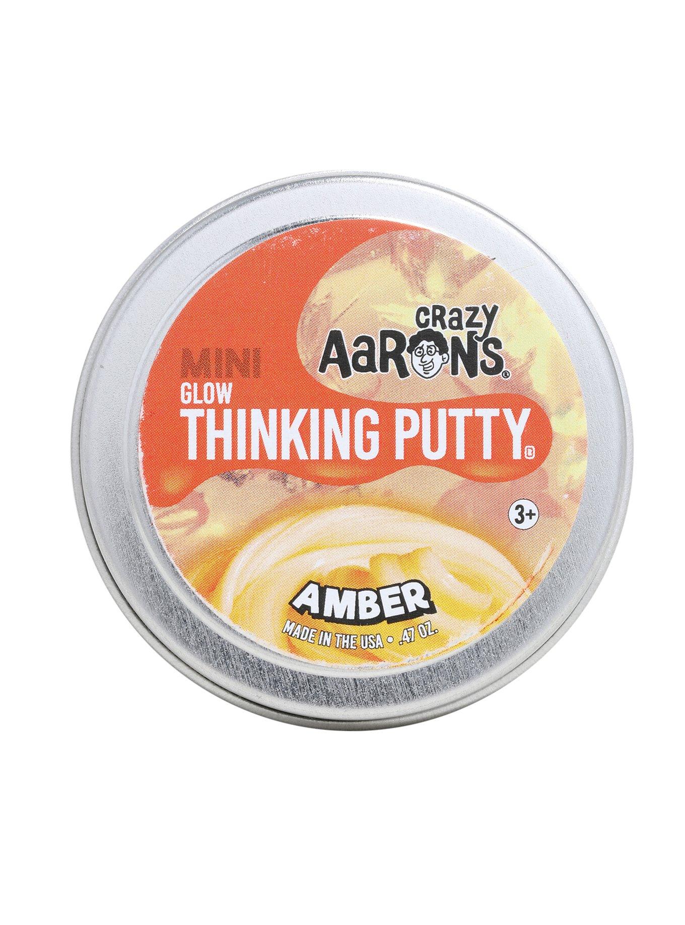 Crazy Aaron's Amber Mini Glow Thinking Putty, , alternate