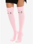Blackheart Pink Kitty Over-The-Knee Socks, , alternate