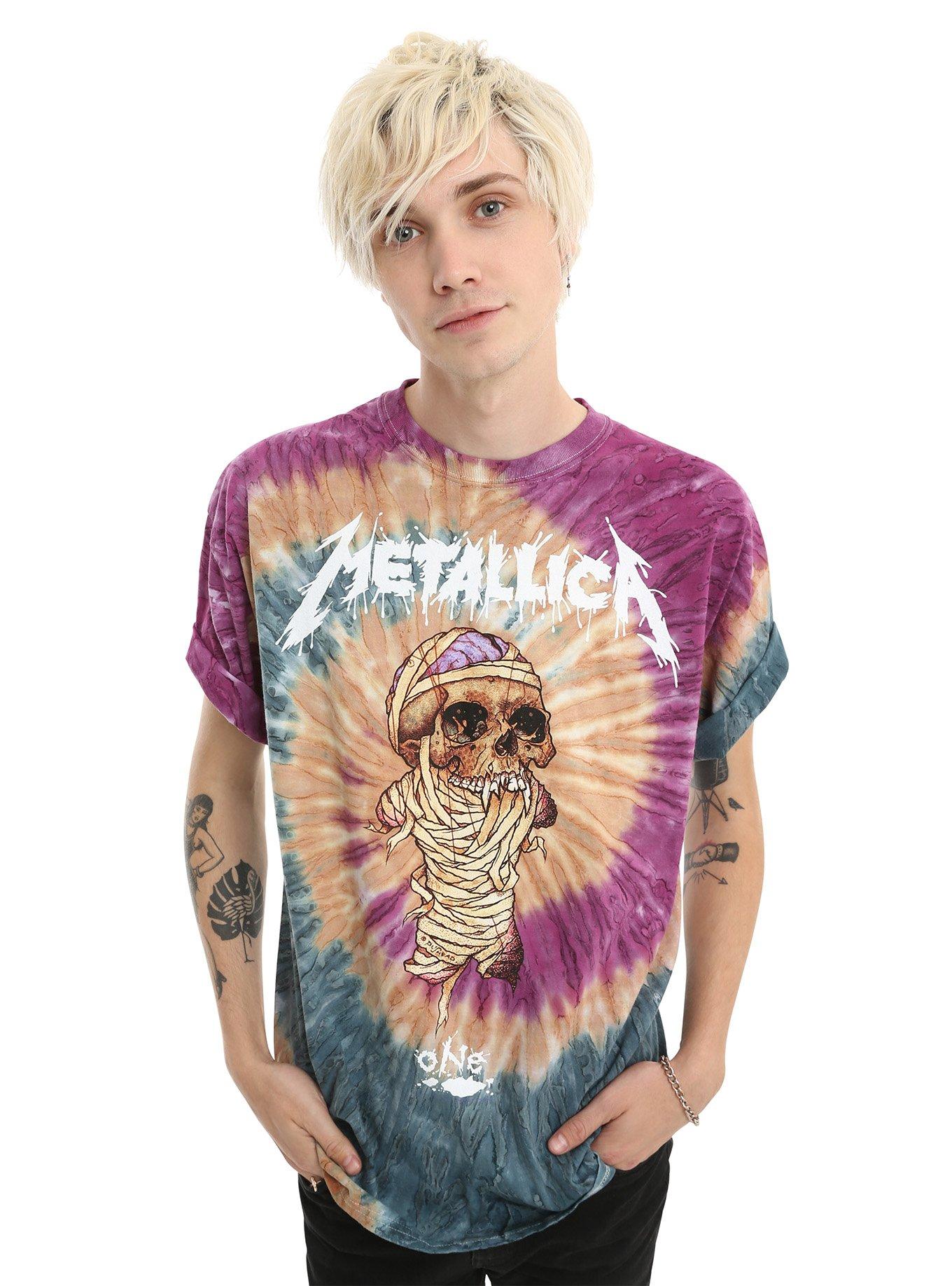 Metallica One Tie-Dye T-Shirt, MULTI, alternate